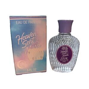 Vintage Heaven Sent Musk By MEM Eau De Parfum SPLASH DAB ON .5 FL OZ FULL W/BOX